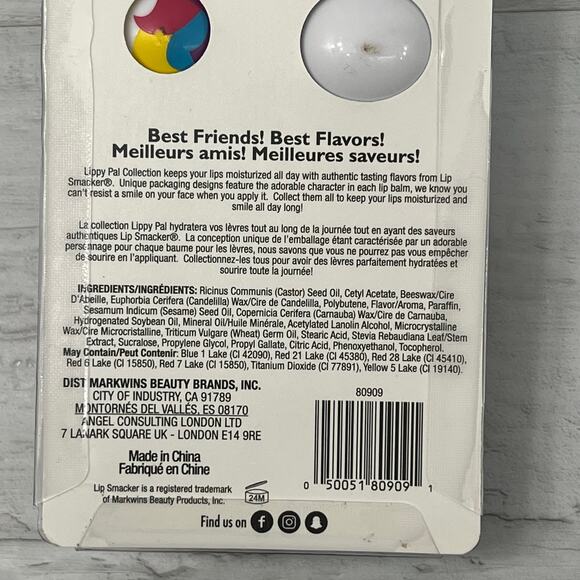 Lip Smacker Lippy Pals Cuddly Cream Panda Unicorn Magic Lip Balm 2-Pack - Picture 3 of 4